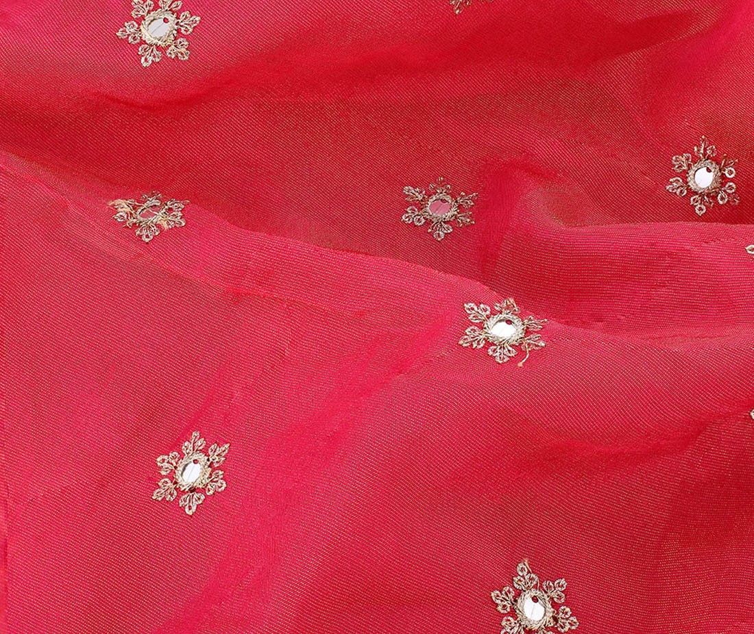 Red Glitter Printed Work Shagun Envelope