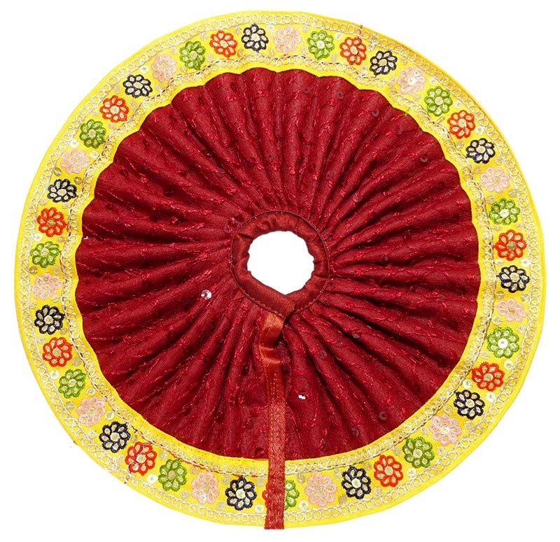 Red Glitter Printed Work Shagun Envelope