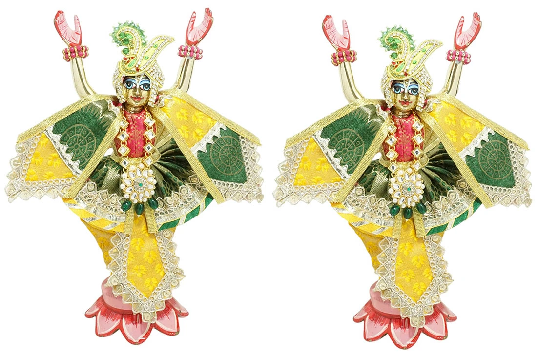 Gaur Nitai Multi Embroidery Lace Designer Dress