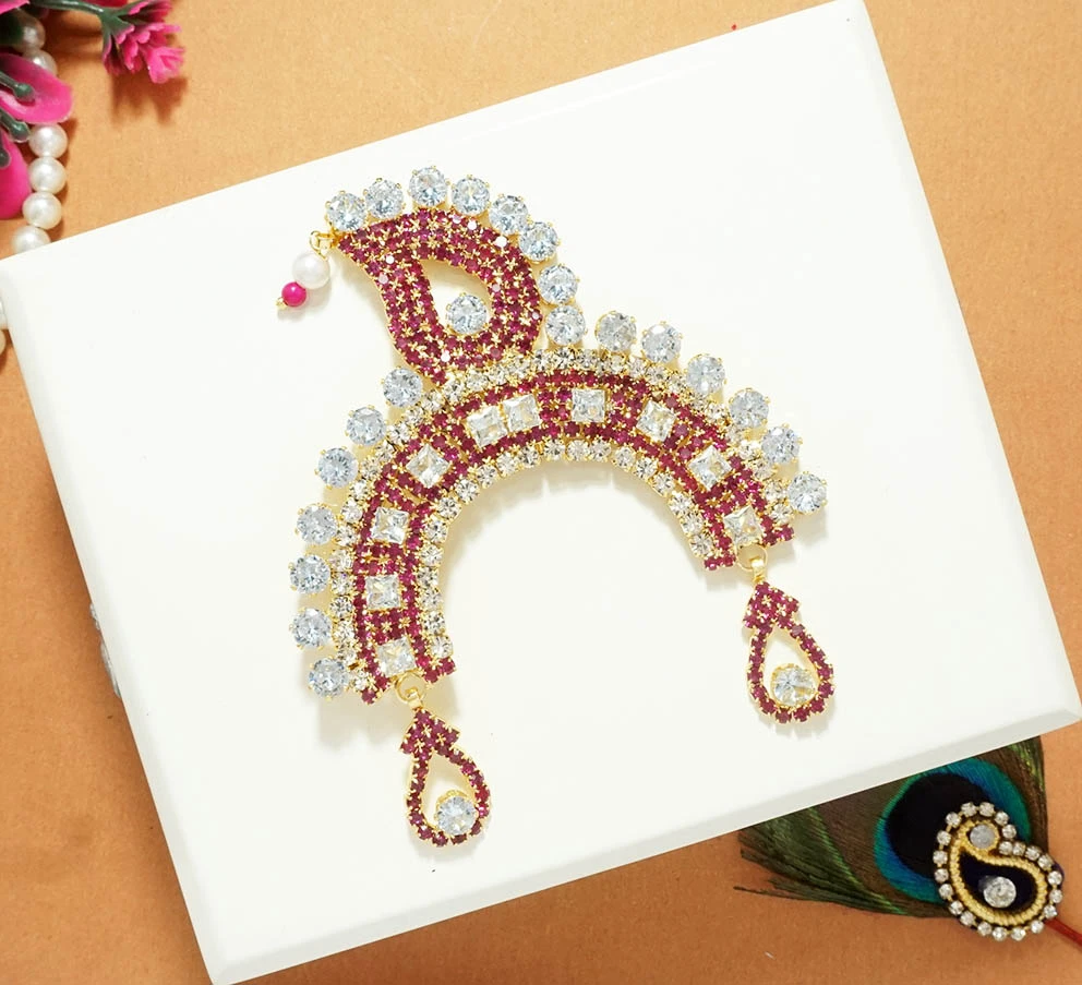 Pink Heavy Stone Work Chandrika ( X-Large )