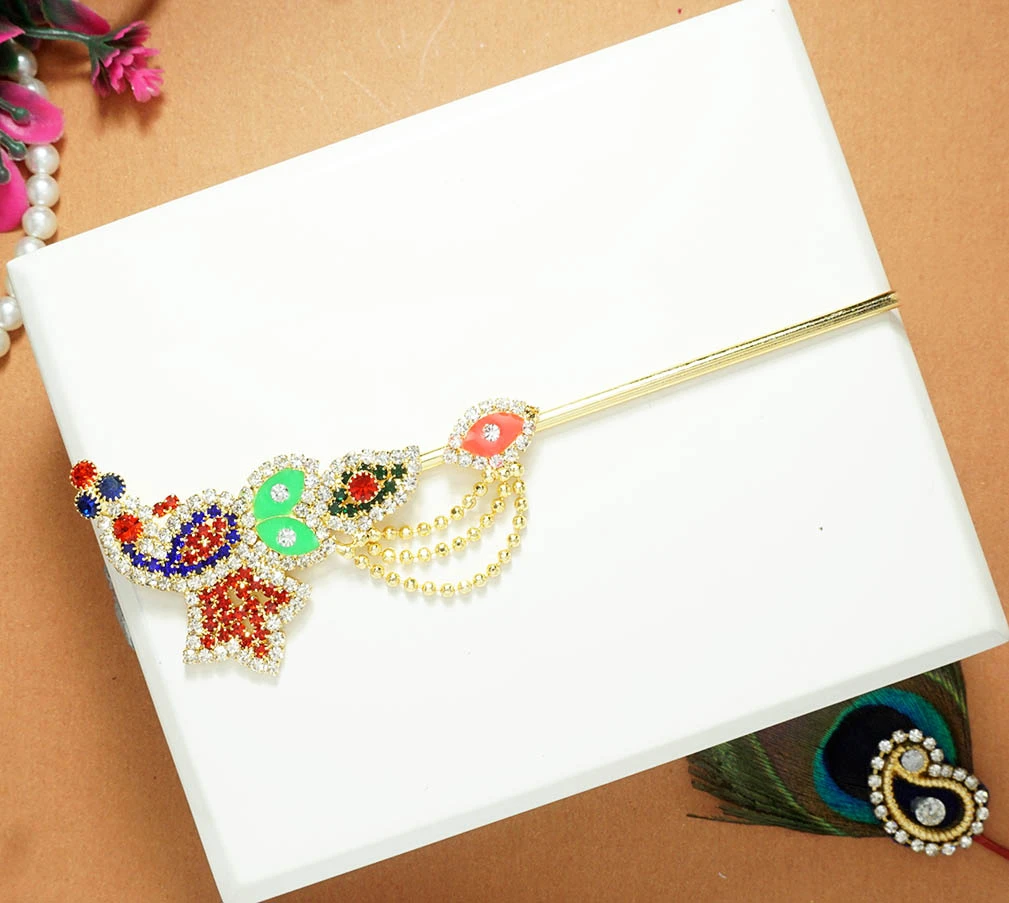 Red Glitter Printed Work Shagun Envelope