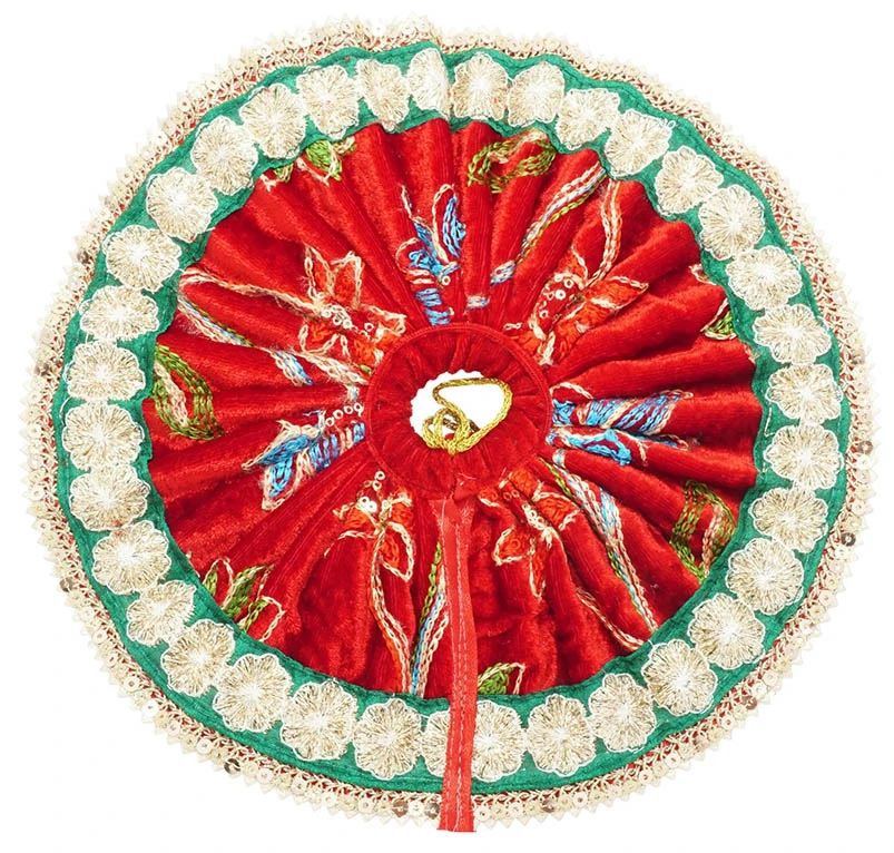 Red Glitter Printed Work Shagun Envelope