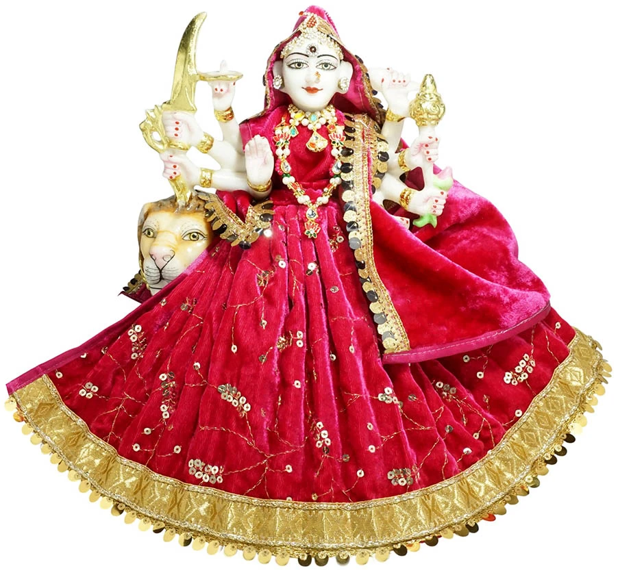 Amfez Durga Ji Rani Embroidery Lace Shaneel Dress