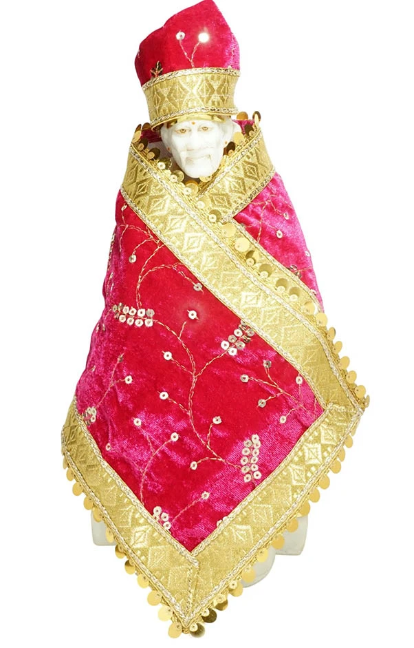 Amfez Sai Baba Rani Embroidery Lace Shaneel Dress