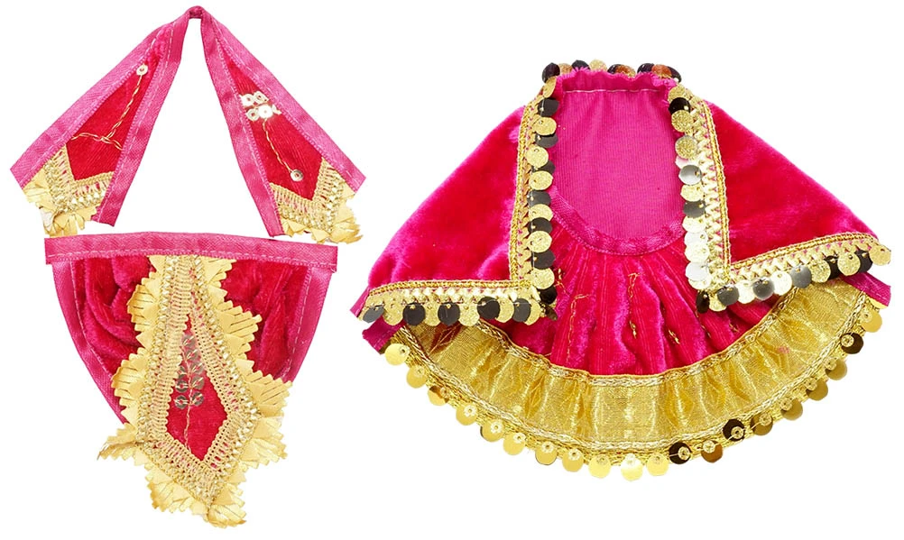 Amfez Laxmi Ganesh Rani Embroidery Lace Shaneel Dress