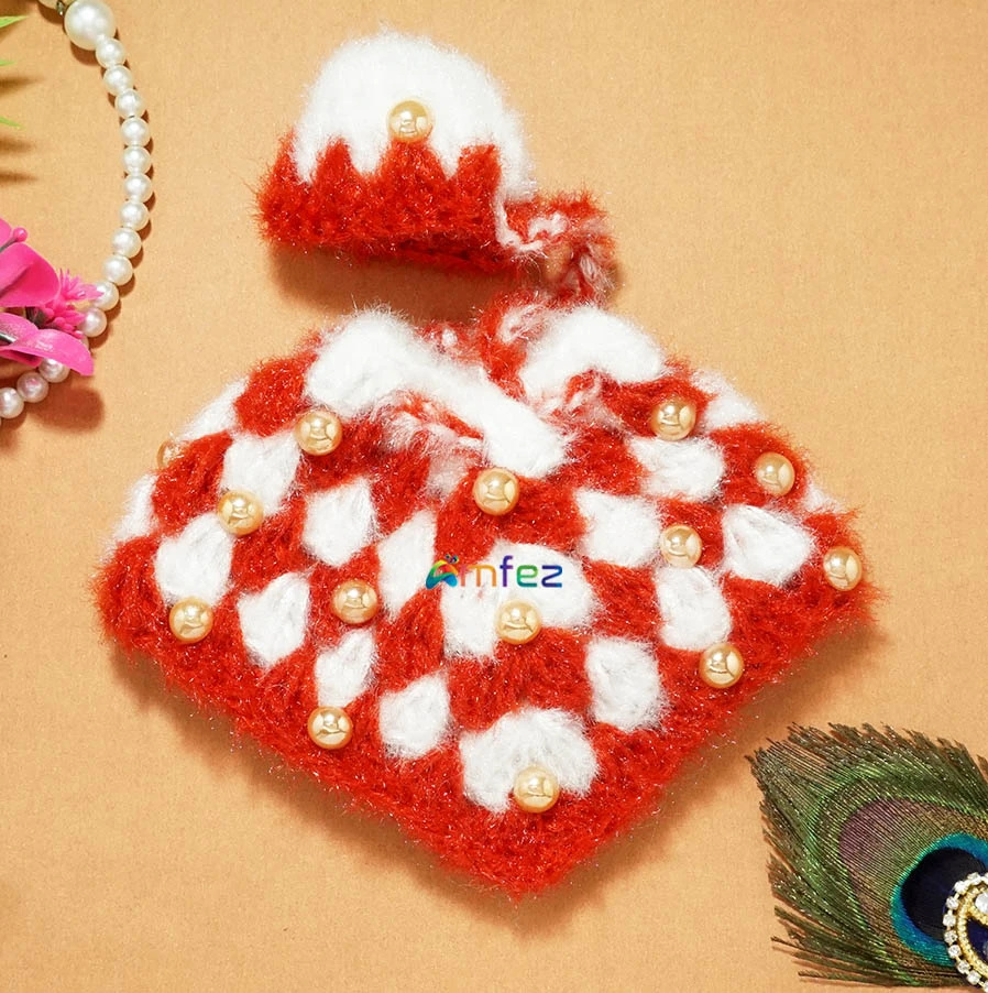 Red Glitter Printed Work Shagun Envelope