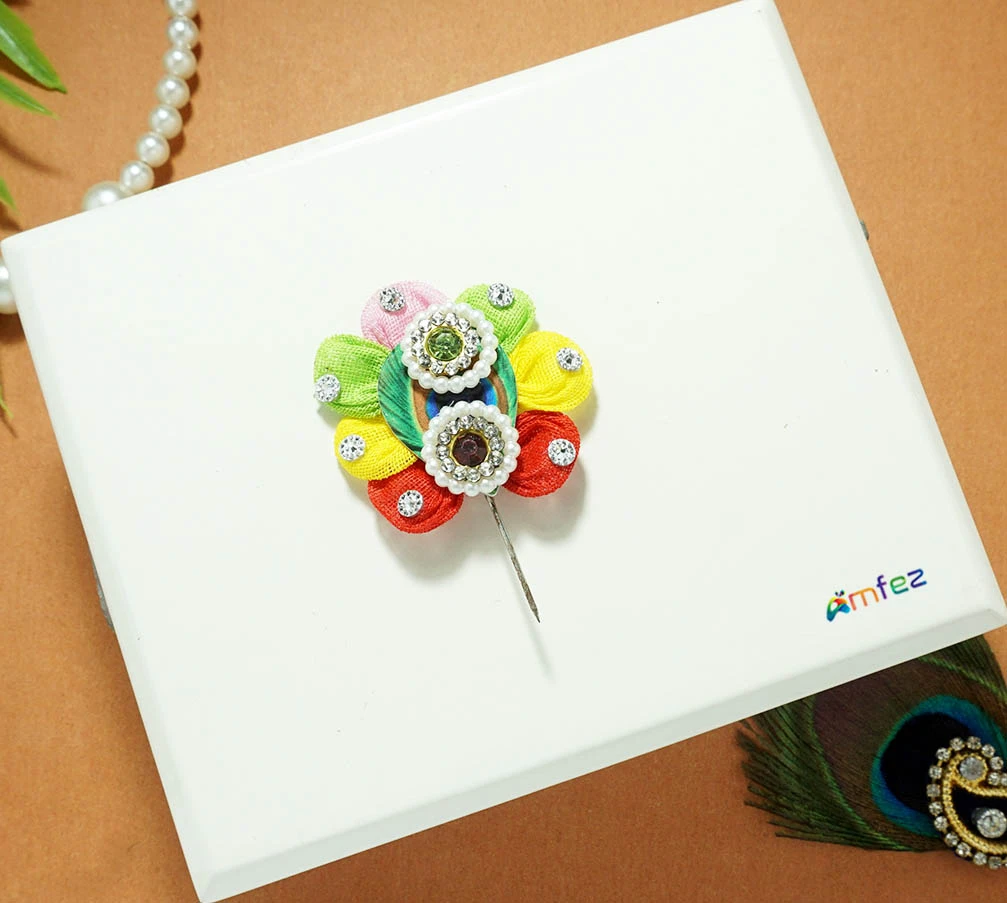 Designer Multi Stone Beads Work Kalangi