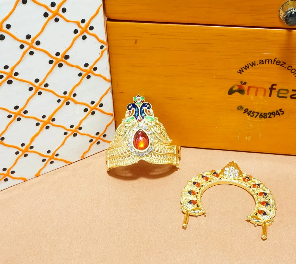 Red Glitter Printed Work Shagun Envelope