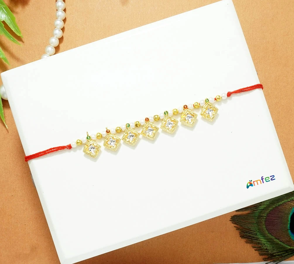 Beautiful Multi Stone Pearl Beads Belt ( 3 Inch )