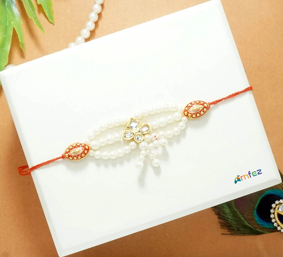 Green Stone Pearl Beads Work Belt ( 2 & 3 Inch )