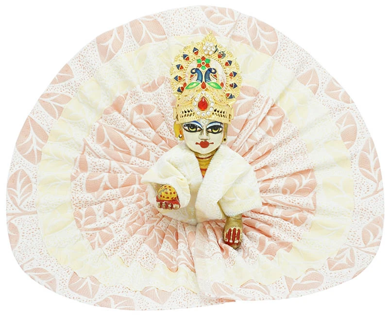 Laddu Gopal Yellow & Pink Summer Dress