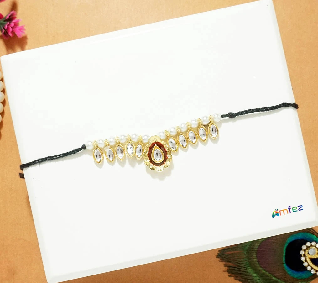 Red Glitter Printed Work Shagun Envelope