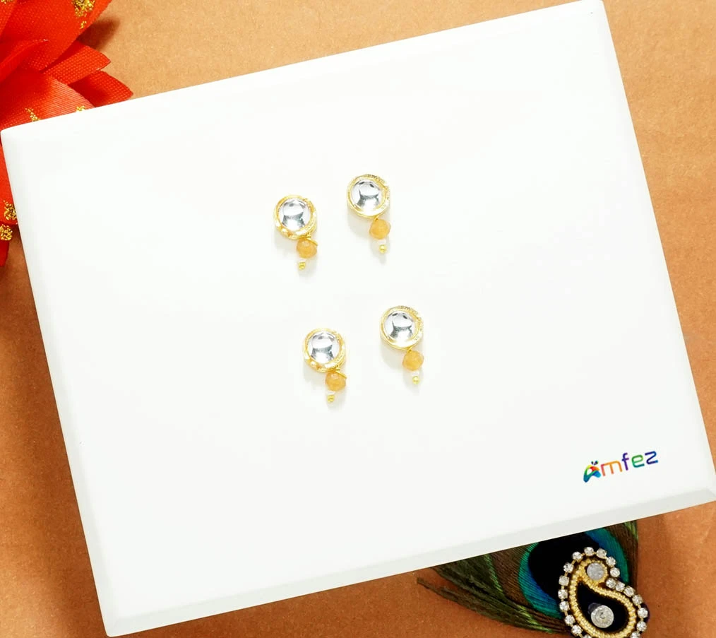 Red Glitter Printed Work Shagun Envelope