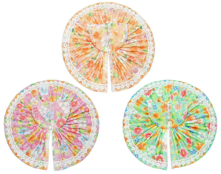 A pack of Three Cotton Floral Printed Laddu Gopal Dress