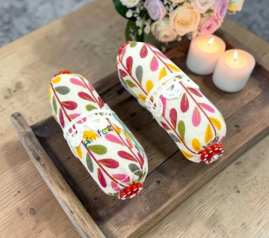 Red Glitter Printed Work Shagun Envelope