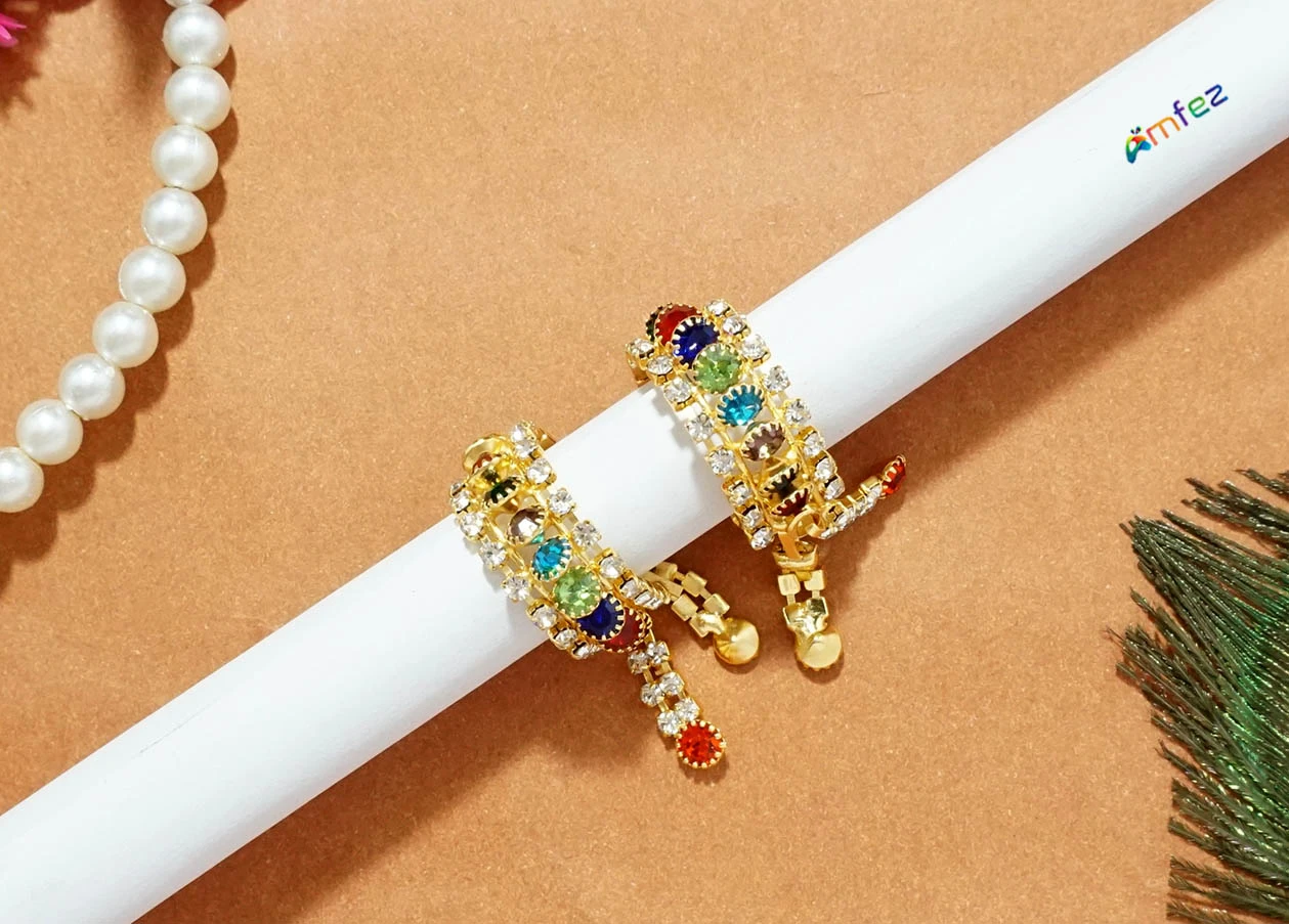 Beautiful Multi Stone Work Kalira Bracelets