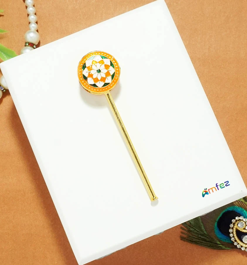 Golden Multi Stone Meena Work Toy