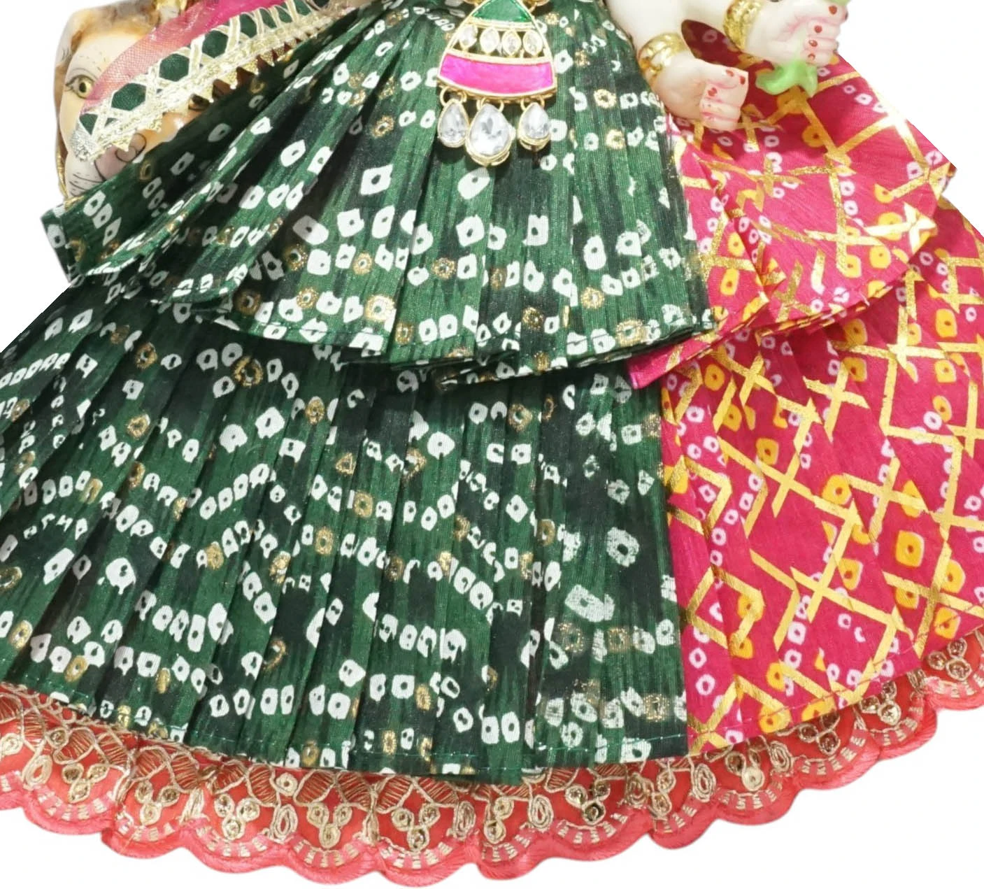 Red Glitter Printed Work Shagun Envelope
