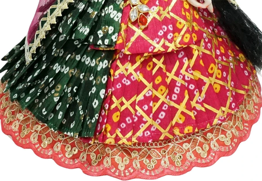 Red Glitter Printed Work Shagun Envelope