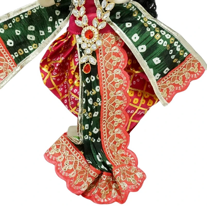 Red Glitter Printed Work Shagun Envelope