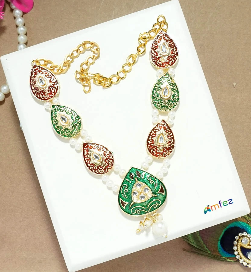 Red Glitter Printed Work Shagun Envelope