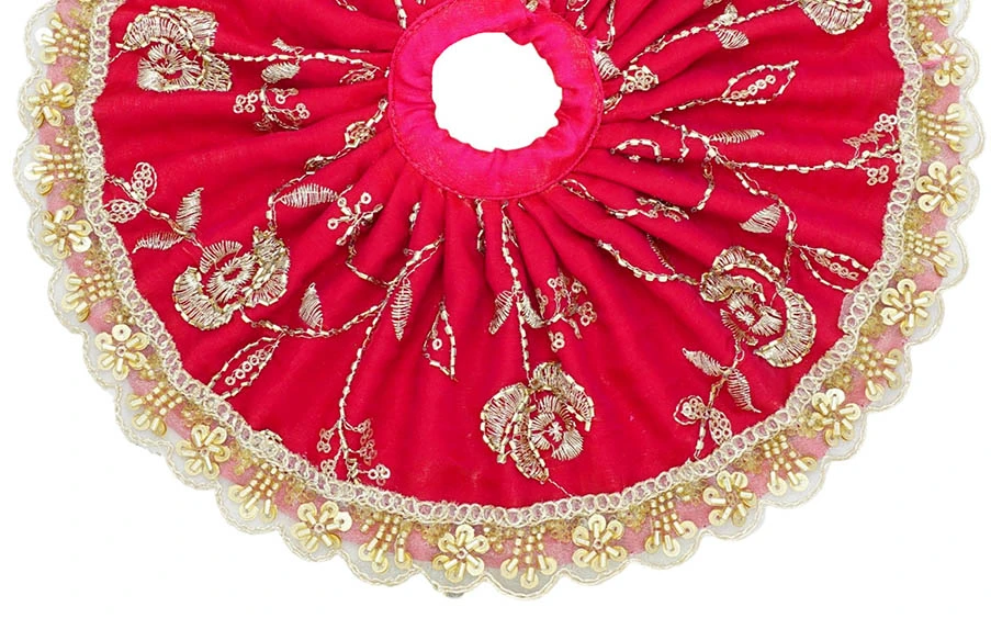 Red Glitter Printed Work Shagun Envelope