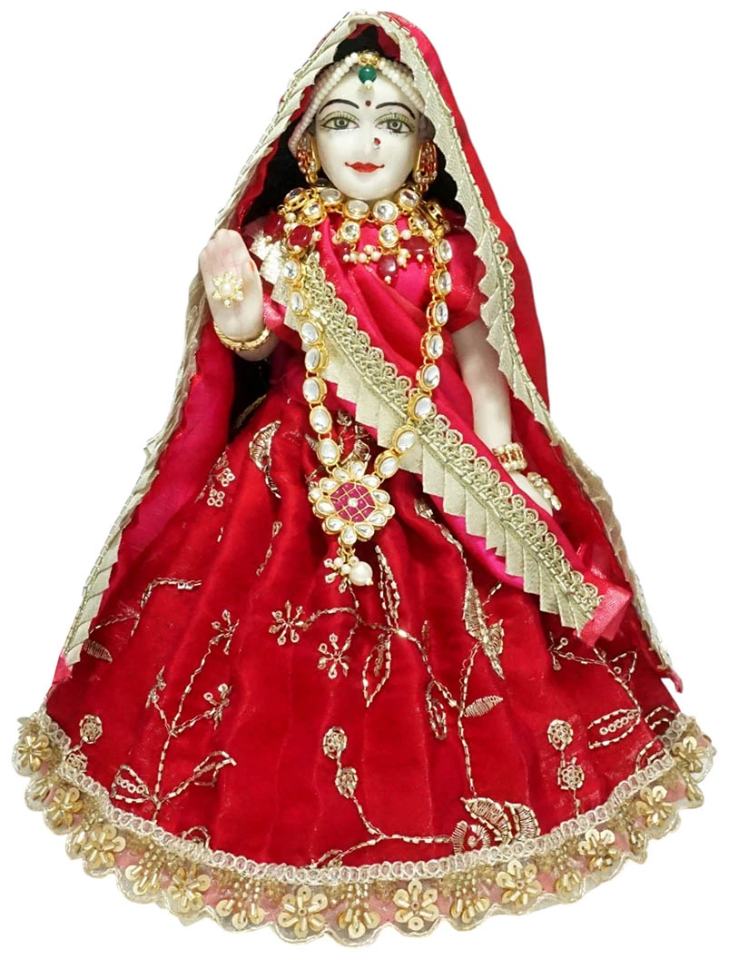 Red Glitter Printed Work Shagun Envelope