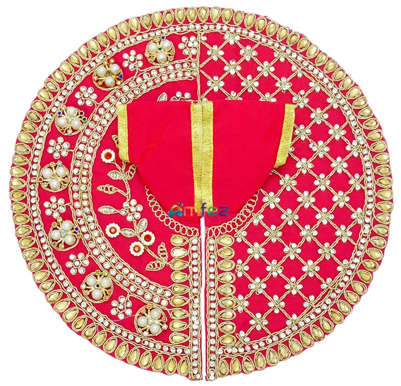 Red Glitter Printed Work Shagun Envelope
