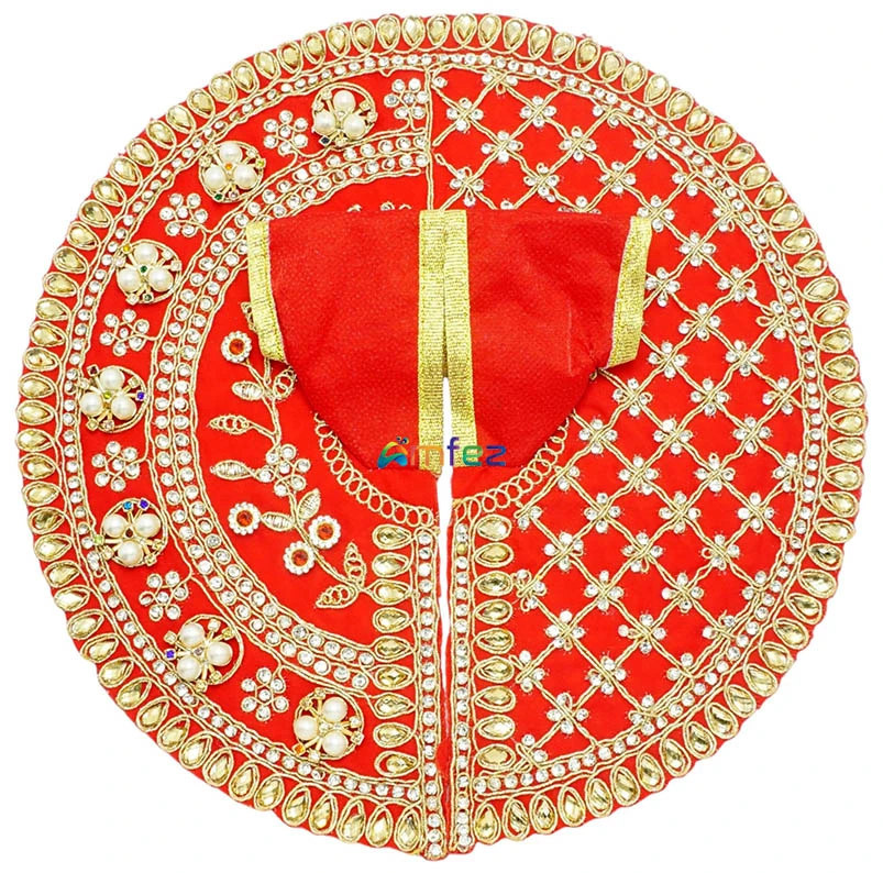 Red Glitter Printed Work Shagun Envelope