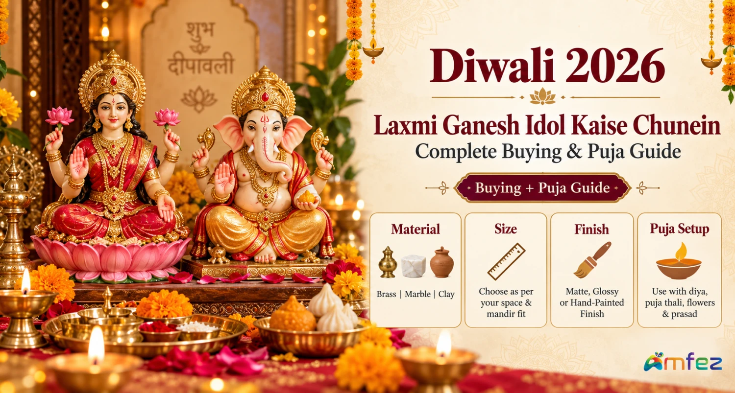 Diwali 2026: Laxmi Ganesh Idol Kaise Chunein — Complete Buying & Puja Guide