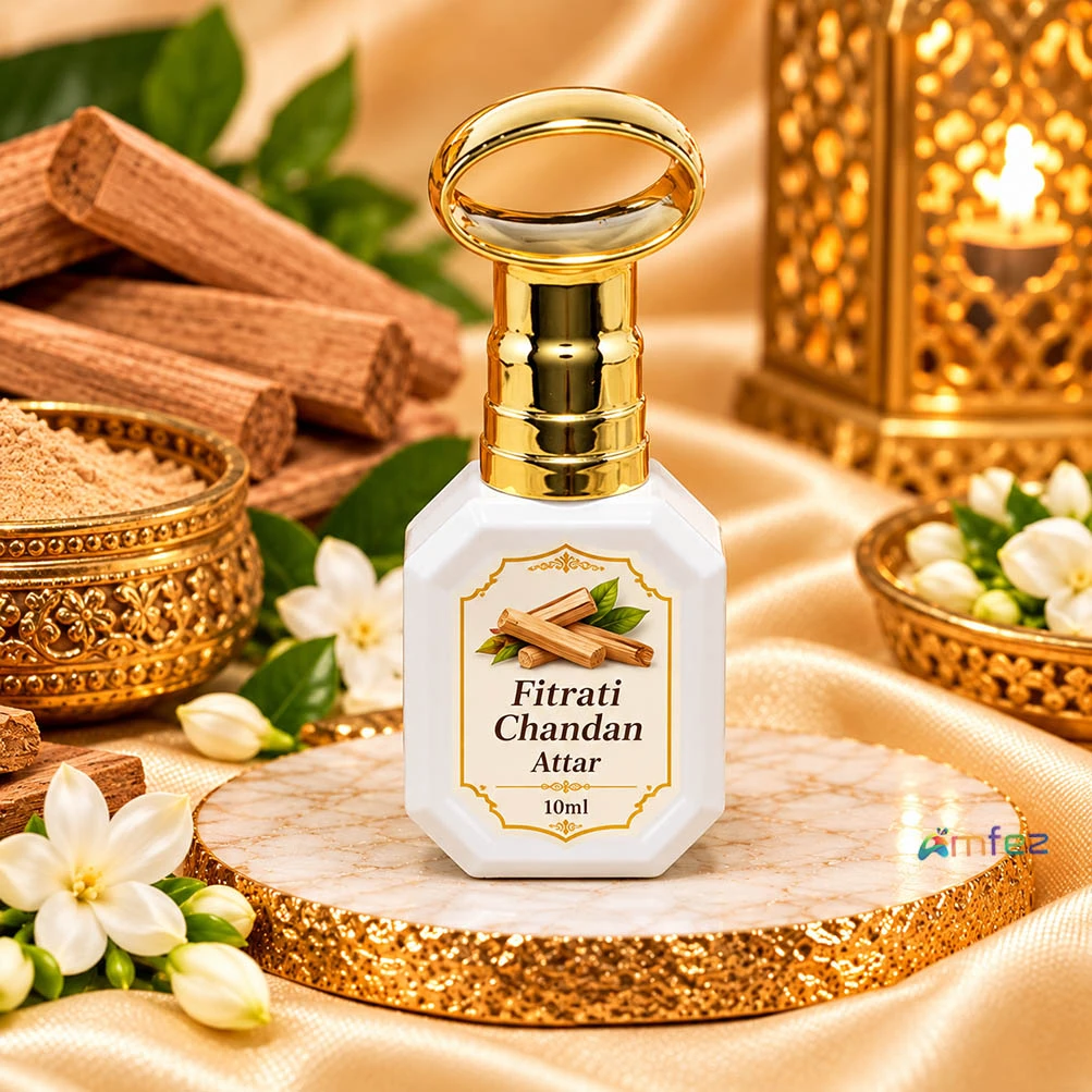 Amfez Fitrati Chandan(SandalWood) 100% Natural Attar
