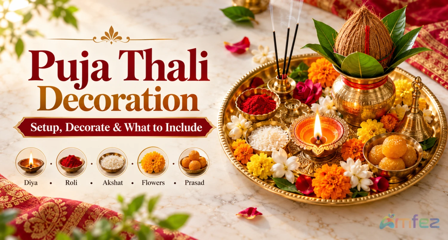 Puja Thali Decoration Ideas — How to Set Up, Decorate & What to Include