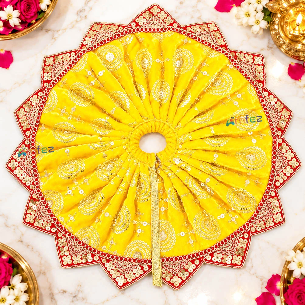Red Glitter Printed Work Shagun Envelope