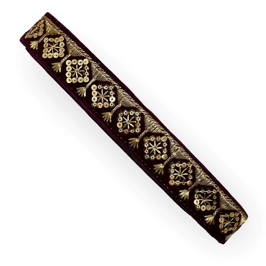 Red Glitter Printed Work Shagun Envelope