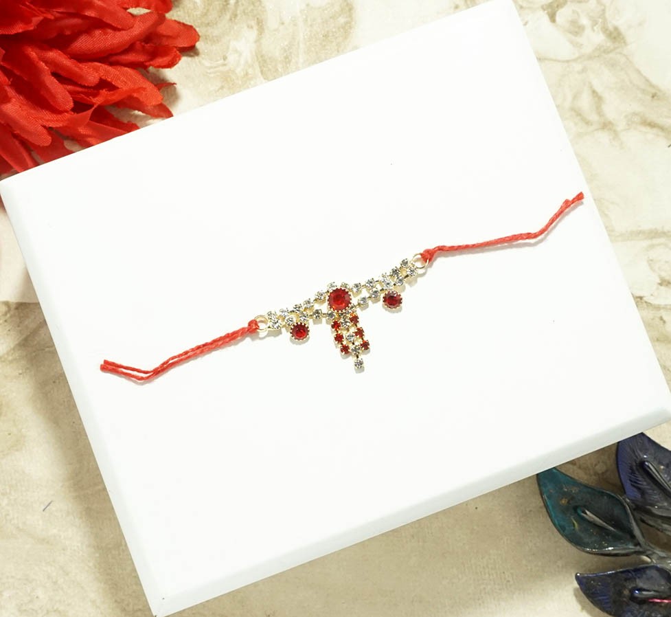 Golden Red Stone Work Belt ( 1.5 Inch )