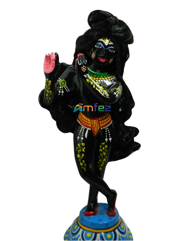 Black Heavy Curly Hair for Lord Krishna