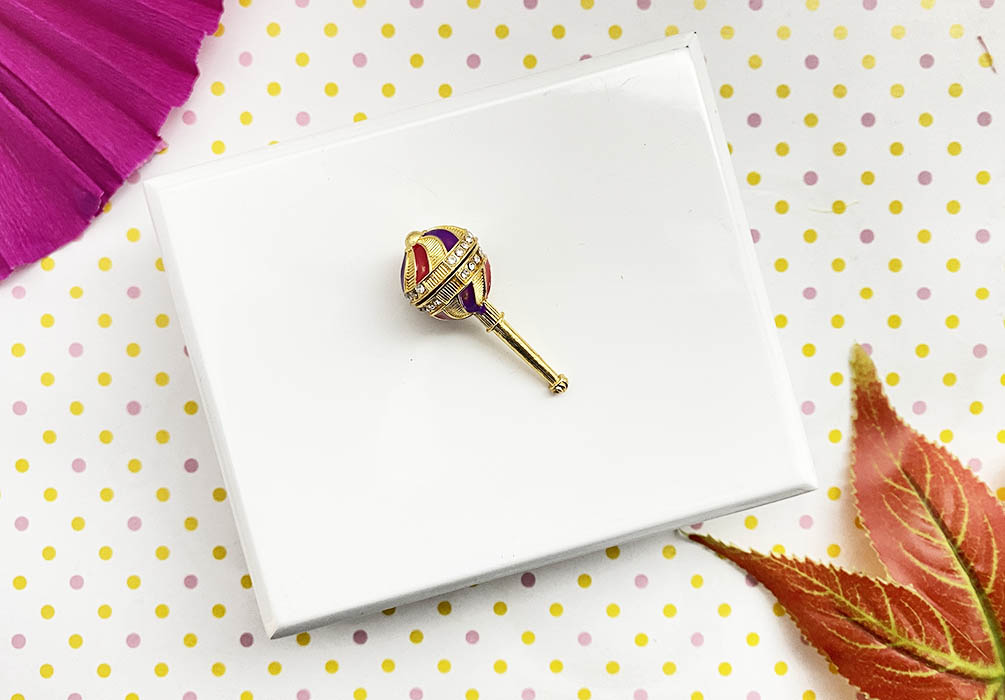 Golden Meena Stone Work Gada Toys