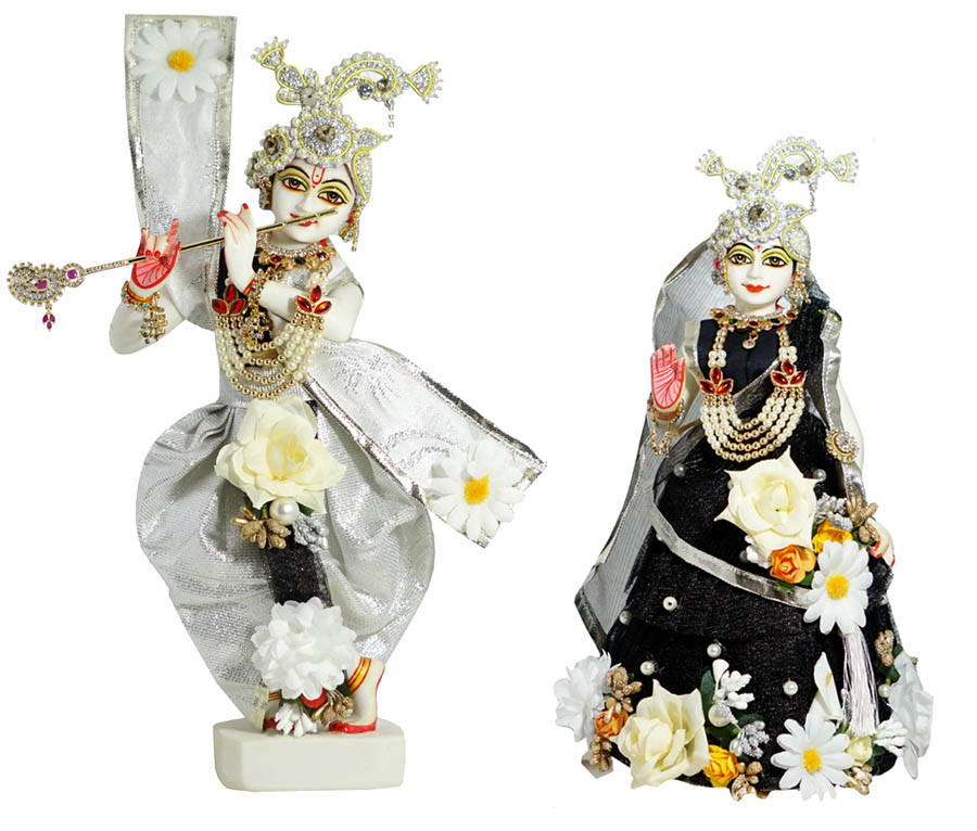 Beautiful Black Multi Flower Buds RK Dress