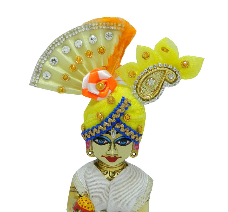 Yellow Stone Patch Work Pagdi