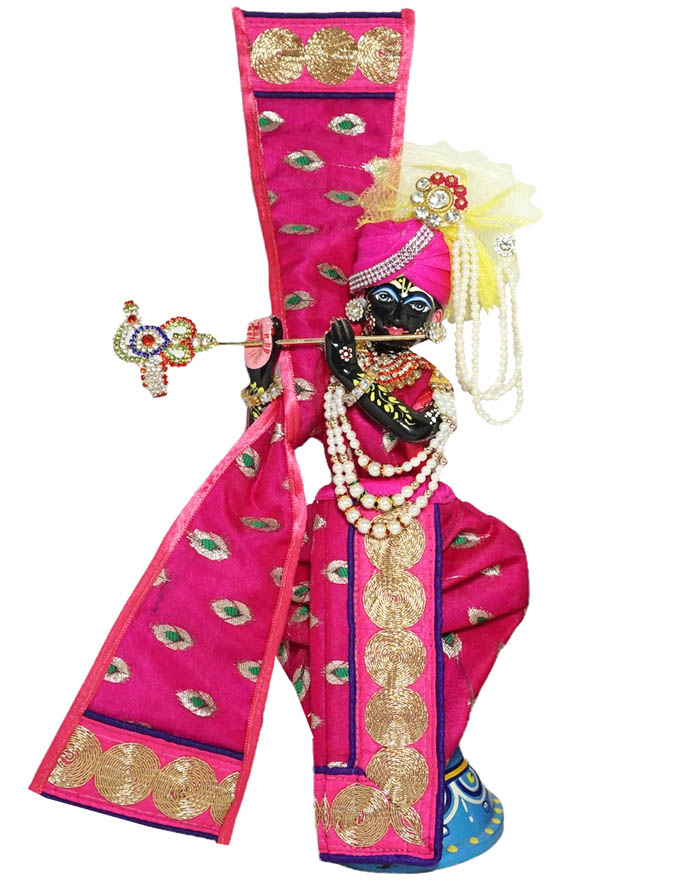 Amfez Rani Embroidery Lace Krishna Dress