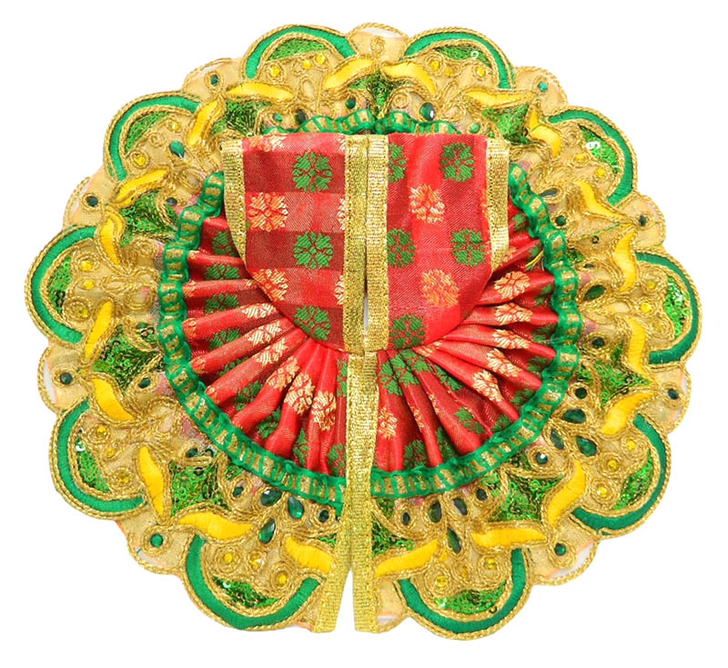 Red Stone Sitara Embroidery Lace Work Dress