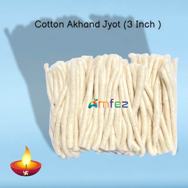 A Pack of 125 White Cotton Wick 