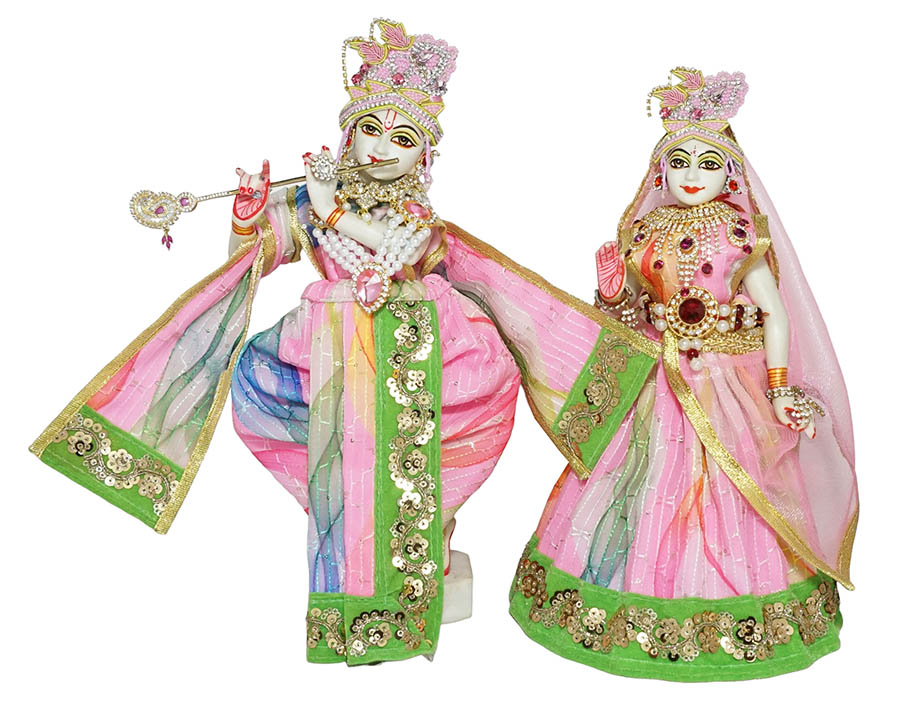 Amfez Pink Multi Sitara Embroidery Lace Work RK Dress