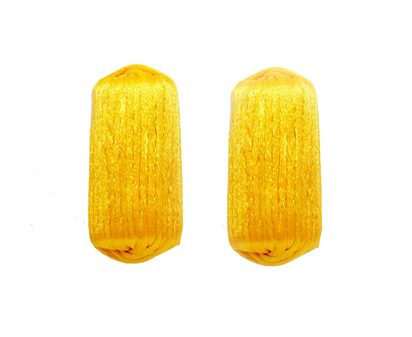 A Pack of Two Yellow Resham Kalawa (3 mtr Each)