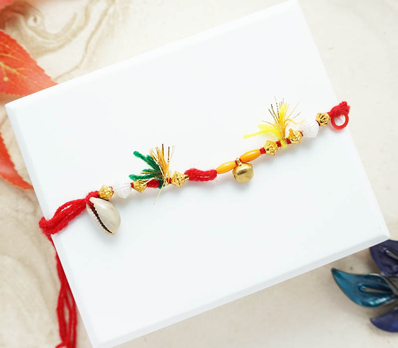 A Pack of Six Red Cotton Kalawa for Puja