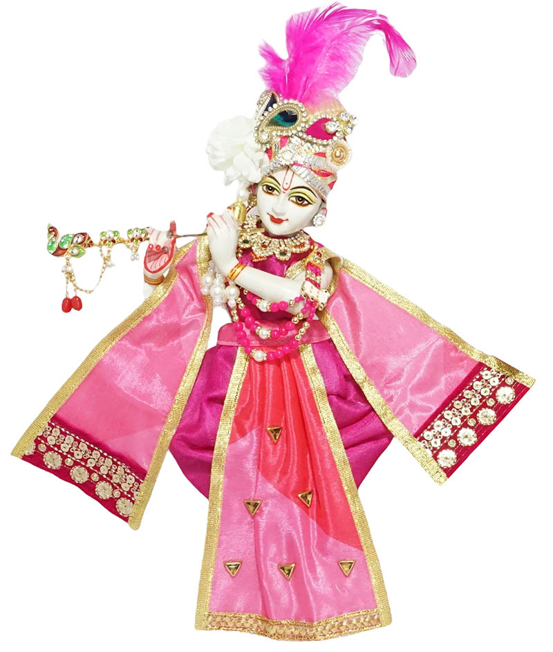 Amfez Rani Embroidery Lace Krishna Dress