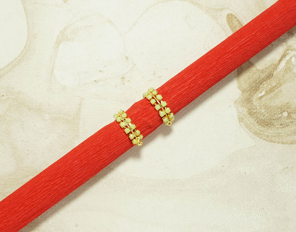 Parrot Green Stone Work Bracelets