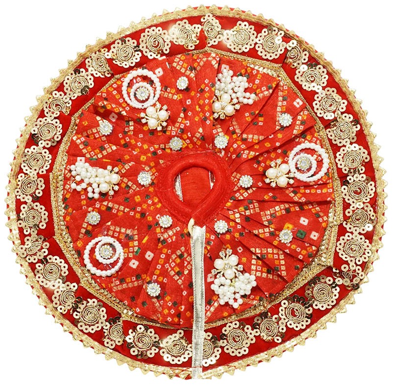 Red Glitter Printed Work Shagun Envelope