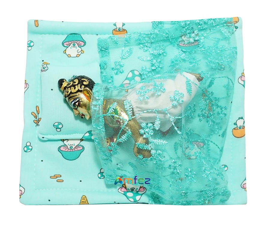 Sea Green Cotton 3- Piece Bedding Set