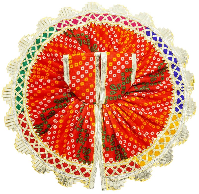 Red Glitter Printed Work Shagun Envelope